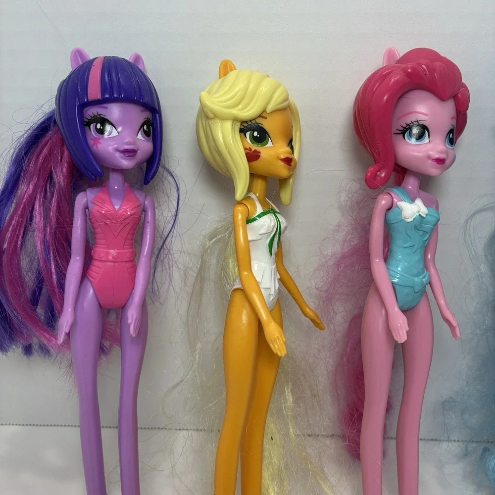 My Little Pony Equestria Girls Doll Lot of 5 Pinkie Pie Rarity Rainbow Dash 9